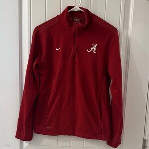 Nike Crimson Alabama Half-Zip Pullover